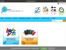 Tablet Screenshot of leerhulpmiddelen.com